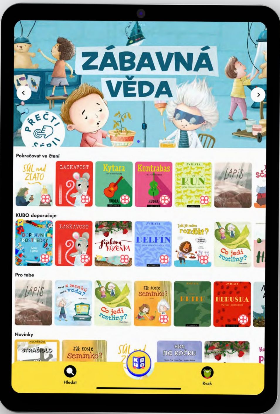 Aplikace KUBO EDU
